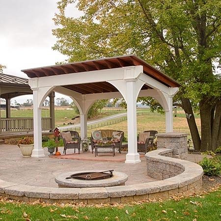 Santa Fe Vinyl Pavilions Country Lane Gazebos